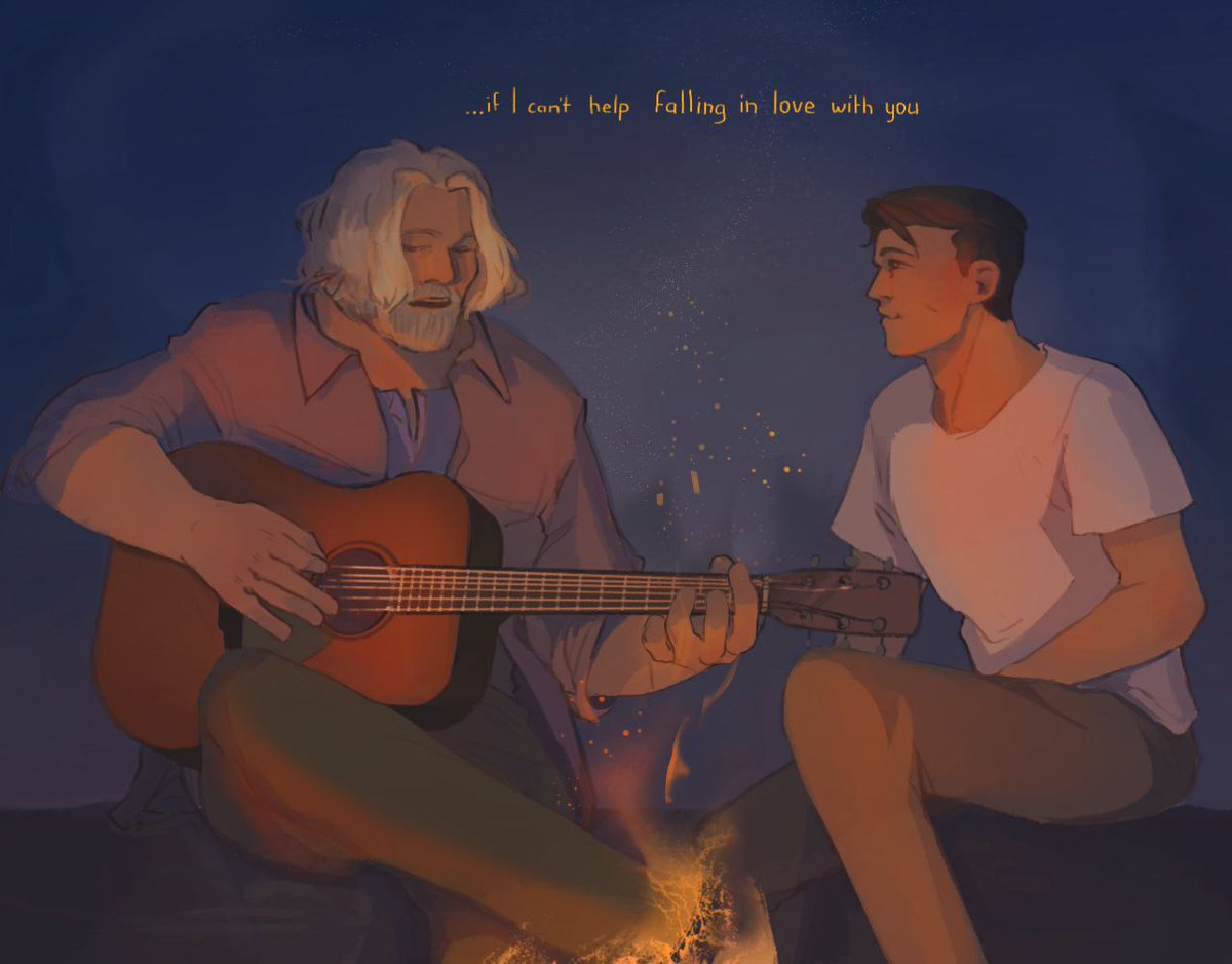 Hank playing guitar is my other Roman Empire and I'm sure he will sing to Connor.
It can be Human AU as well!
#hannor #hankcon #detroitbecomehuman #dbh #rk800 #hankanderson #hank800