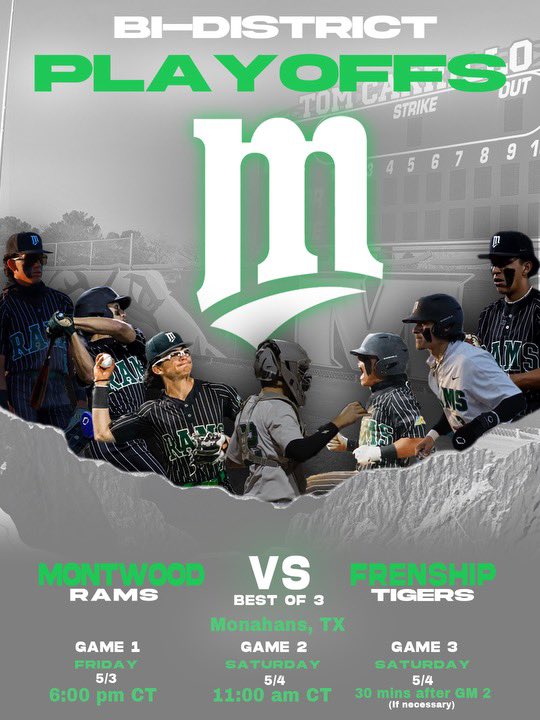 📣Texas State 6A Baseball playoffs, here we come! <a href="/MontwoodHS/">David Herrera</a> 🐏⚾️making its 20th appearance in the last 23 seasons. #PROUD <a href="/Fchavezeptimes/">Felix Chavez</a> <a href="/SocorroISD/">Socorro ISD</a> <a href="/6ATxHSBaseball/">6ATxHSBaseball</a>
