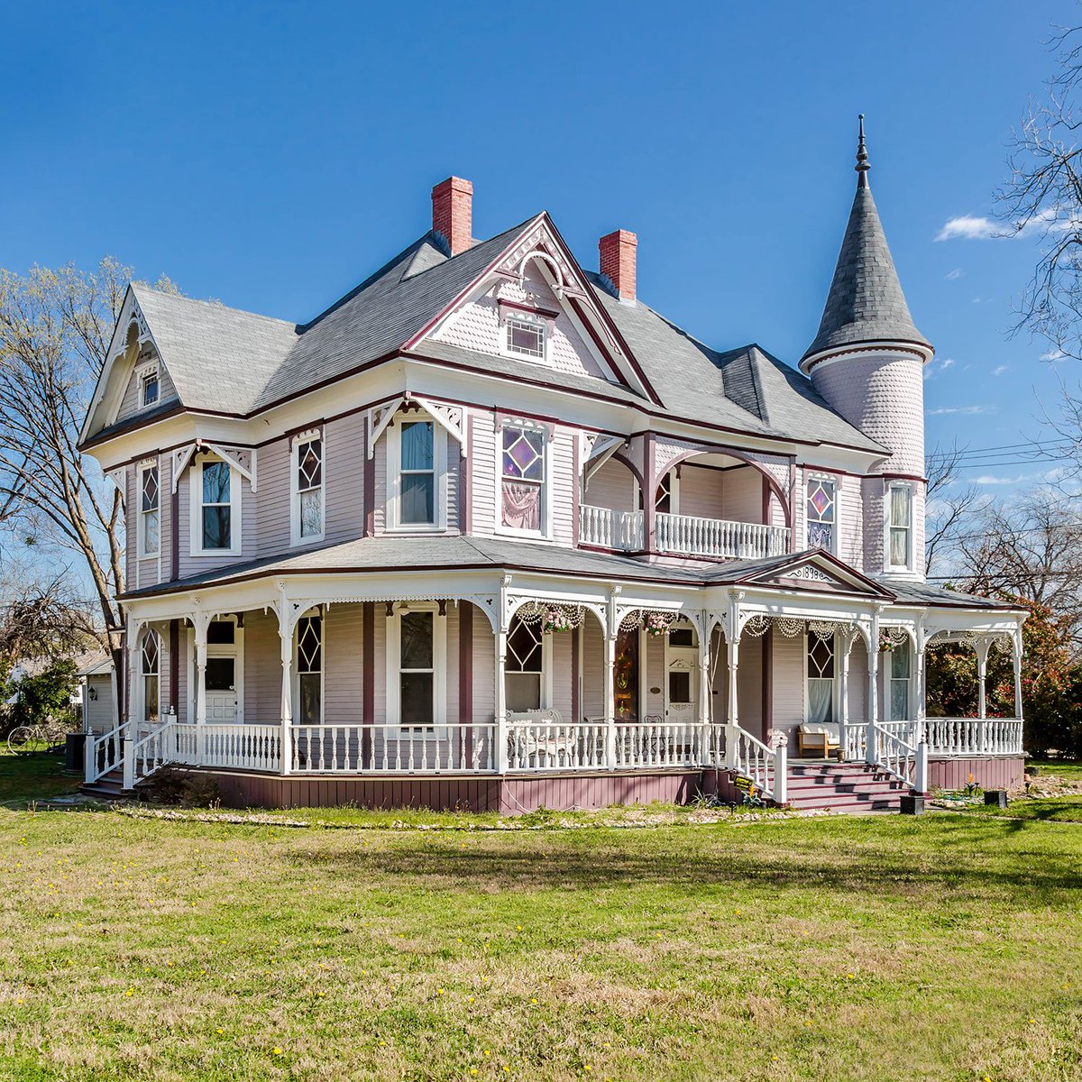 eclectic victorian style in plano, texas (1898)...
