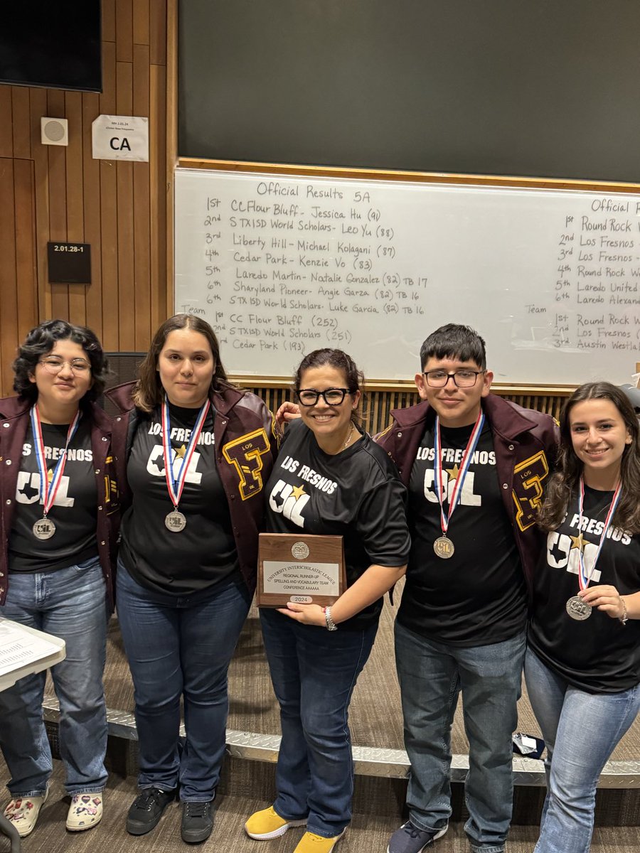 Great job Spellers!! 2nd place Team at Regionals 🏆🏆🏆🏆#iteachlfu