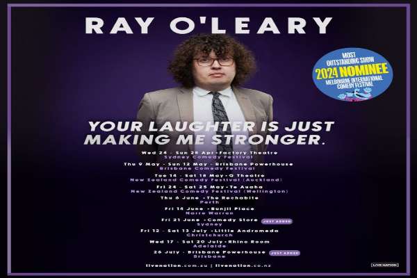 He's back for more! Ray O'Leary has announced return shows of his MICF award nominated stand up show Your Laughter Is dlvr.it/T68Hm3 #News