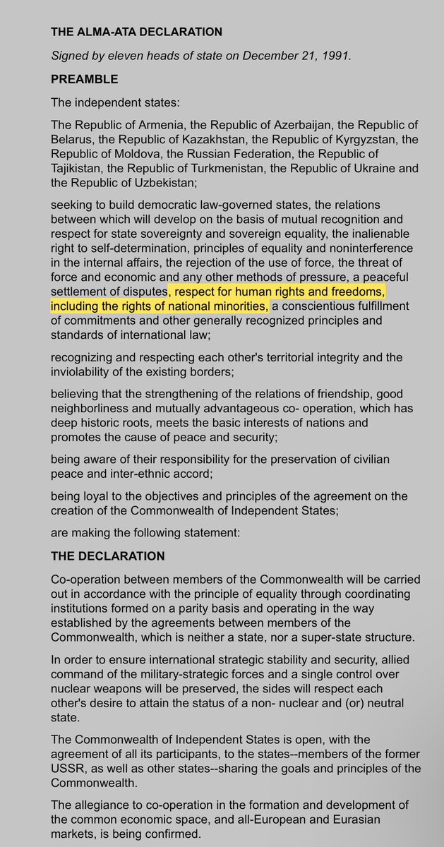 (4) “respect for human rights and freedoms, including the rights of national minorities”…. Needless to add numerous evidences of gross violation of this point for a regime that celebrates the ethnic cleansing of over 100,000 Armenians with Nowroz bonfire.