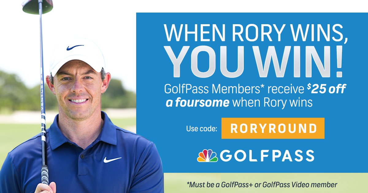 𝗛𝗲𝘆 𝗚𝗼𝗹𝗳𝗣𝗮𝘀𝘀 𝗠𝗲𝗺𝗯𝗲𝗿𝘀! To celebrate @McIlroyRory's win at @Zurich_Classic, we're giving you $25 off your next foursome when you book a @GolfNow Hot Deal 🔥 ⁠ ➡️ Use code 𝙍𝙊𝙍𝙔𝙍𝙊𝙐𝙉𝘿 at checkout: golfpass.social/RoryWinsX
