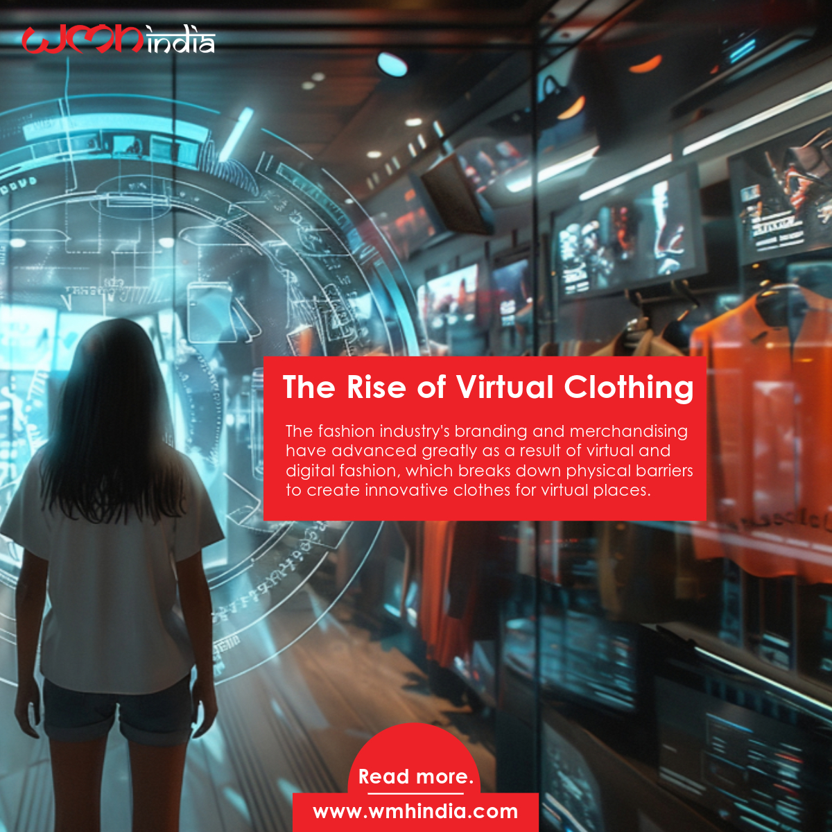 Step into the future of fashion with virtual clothing! Explore how digital designs are reshaping our closets and our concepts of style.
.
Read the Article  for more details, link in bio
.
Follow Us -WMHIN
.
#wmhin #VirtualFashion #DigitalWardrobe #FutureOfFashion #EcoChic