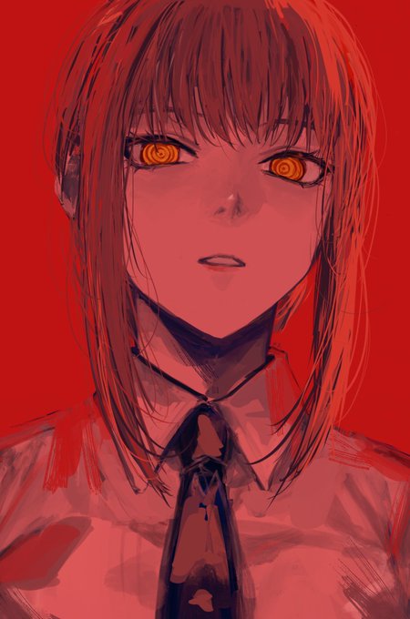 「red hair ringed eyes」 illustration images(Latest)