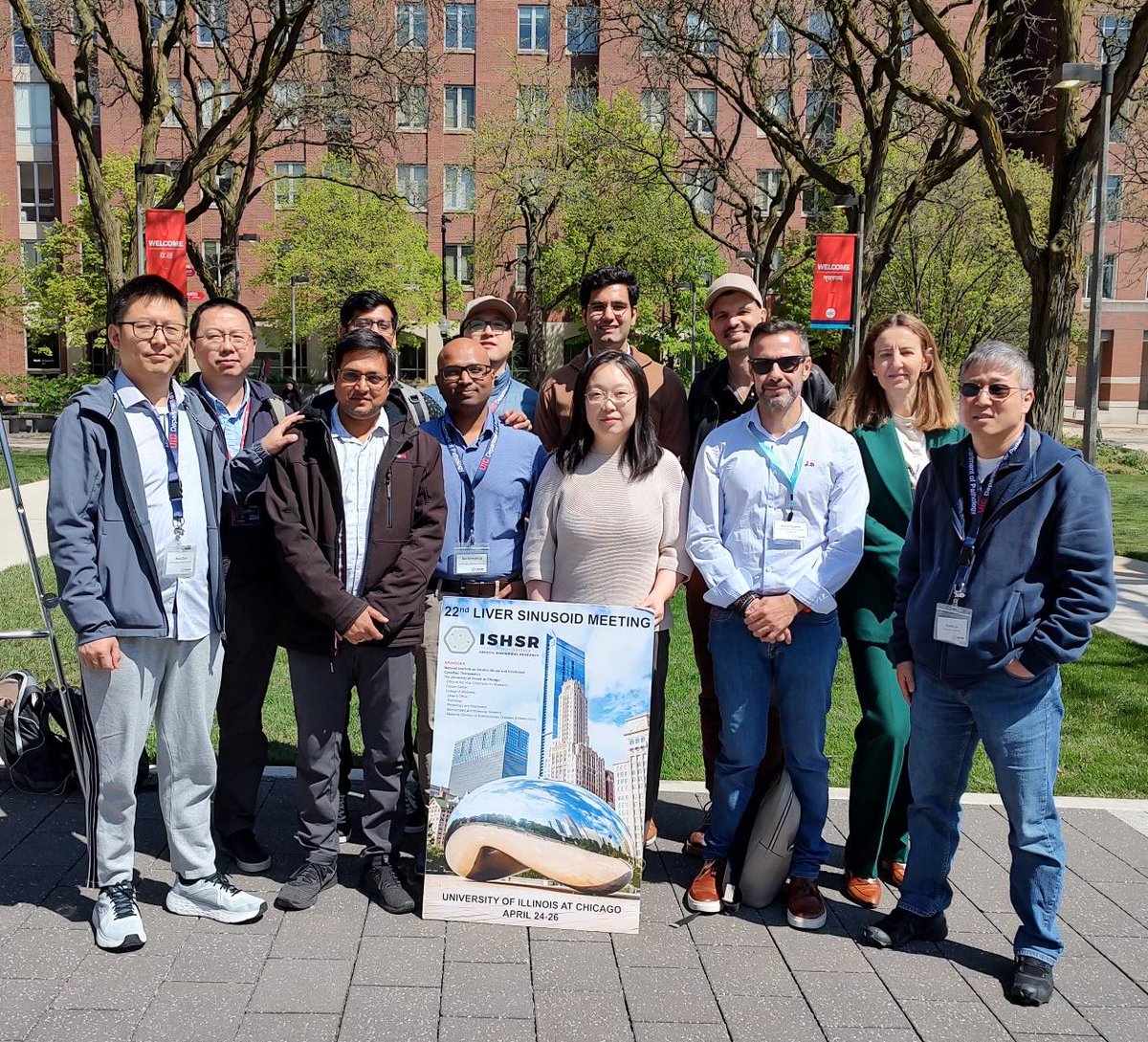 saisanthosh's tweet photo. Nieto lab reunion at The 2024 Liver Sinusoidal Meeting. @ISHSRtweets @Natalia72025529 @UICPathology https://t.co/kZq9Gvj4ef