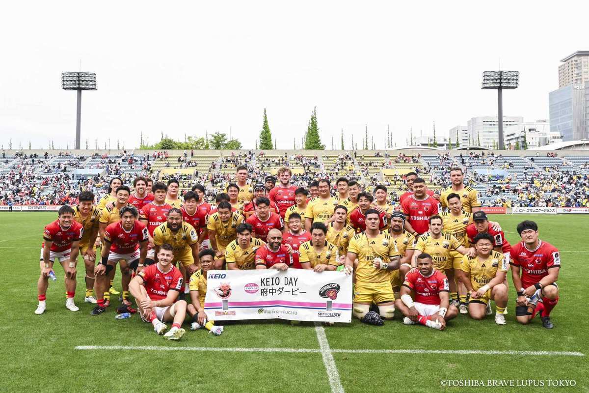 —Moment Behind the Scene—
NTT JAPAN RUGBY LEAGUE ONE 2023-24
ROUND15 vs TOKYO SUNTORY SUNGOLIATH
@ PRINCE CHICHIBU MEMORIAL RUGBY GROUND
2024.4.27

#東芝ブレイブルーパス東京 #bravelupus
#ラグビー #猛勇狼士 #rugby #japanrugby
#リーグワン
#KEIO #京王電鉄 #府中ダービー

—NEXT