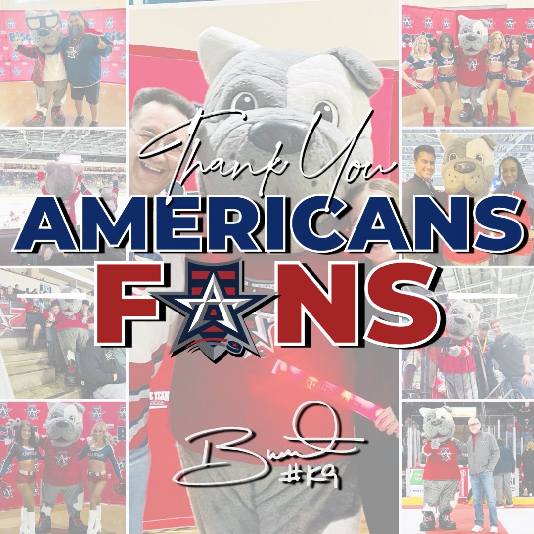 bestechlmascot's tweet photo. Thank YOU, Fans! Obviously, not the way we wanted to end our season, but your unwavering support and passion for the Americans did not go unnoticed! I can’t wait for next season - we will be ready! I already miss ya’! #muchlove #liveinthered #bestechlfans #countdowntooctober https://t.co/dqv4Tm826U