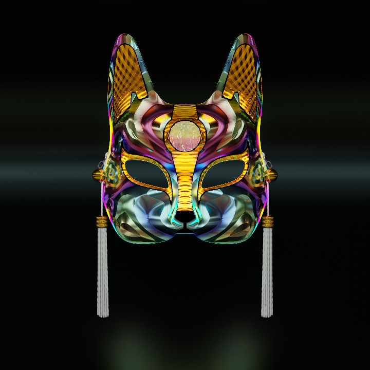 Modern Kitsune Mask Random Renders 
                             👈Inception     👉Lust
#art #3D #NFTs
