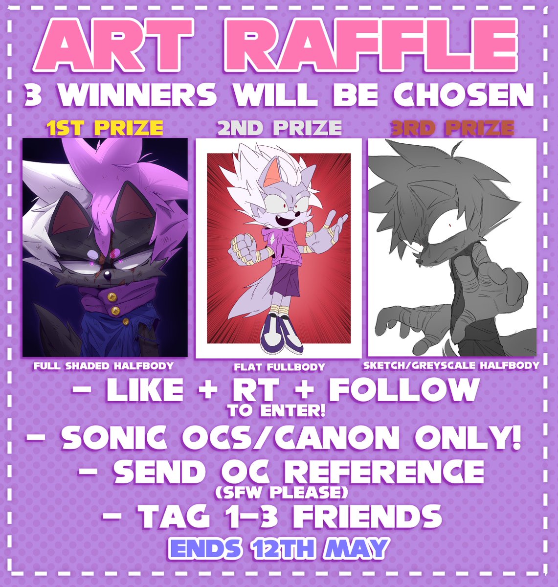 ScribblSam's tweet image. IT'S RAFFLE TIME! ✨
Thank you so much for 200 followers, I'm so thankful for the appreciation and support y'all have been giving me recently, so here's my act of recognition! 🥰💞