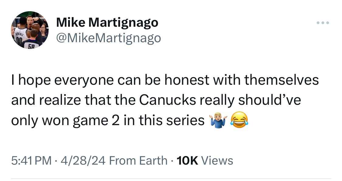 Mike Martignago tweet media