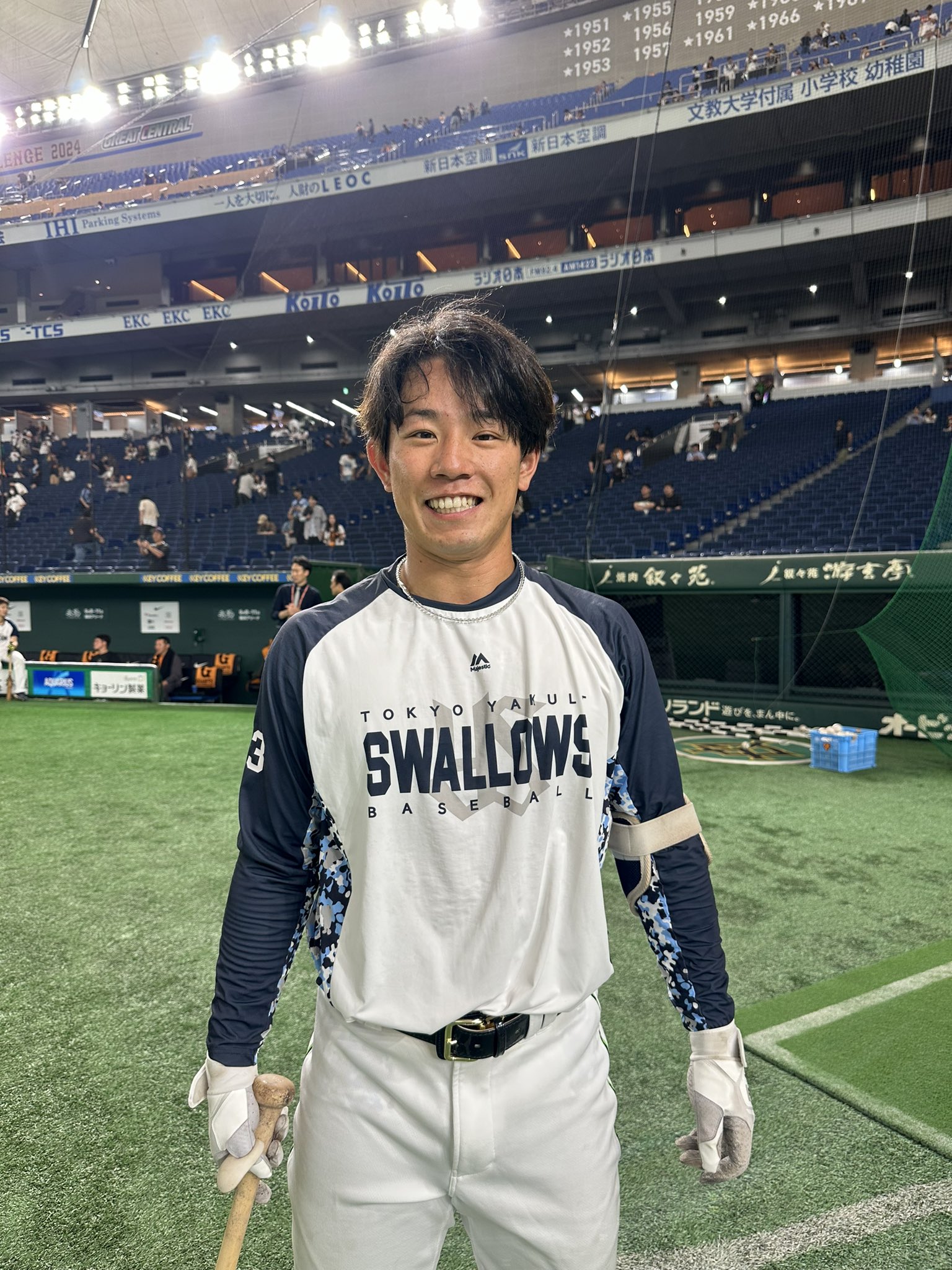 【選手使用】増田珠 東京ヤクルトスワローズ プロコレユニフォーム上下 プロコレユニホーム（2025年CREW） | 東京ヤクルトスワローズ