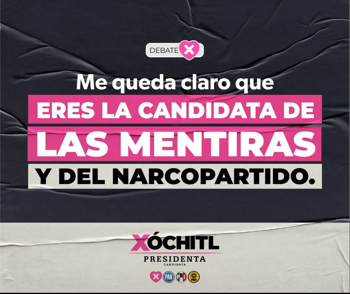 CrisVelazquez's tweet photo. #XochitlPresidenta #GanoXochitl https://t.co/2PG7S76CW2