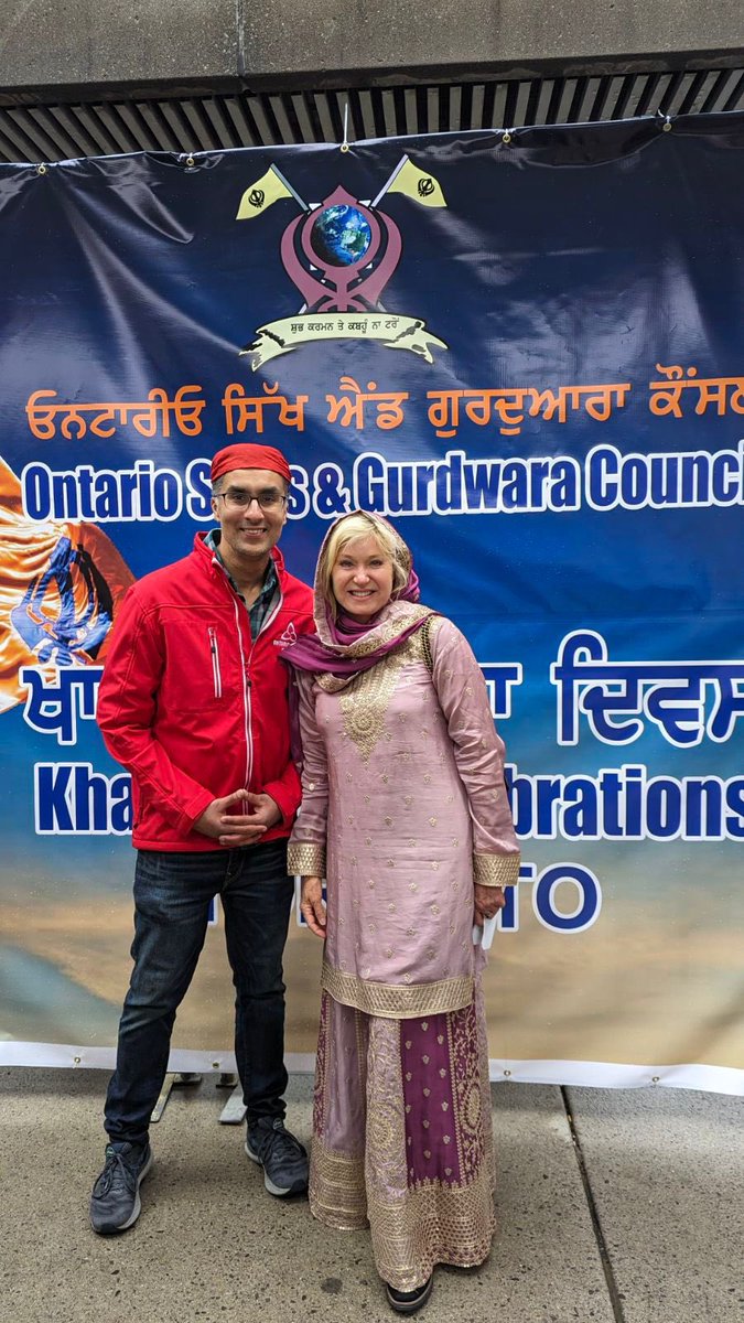 It was amazing to join @BonnieCrombie and thousands of Sikh Canadians for this year’s #KhalsaDay celebrations and #Vaisakhi.

Waheguru Ji Ka Khalsa, Waheguru Ji Ki Fateh!