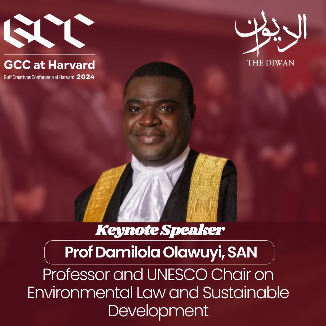 Join the @UNESCOChairHBKU, Prof. @dsolawuyi for the Gulf Creatives Conference at Harvard University, scheduled for May 10-12, 2024, and organized by @TheDiwanHU. More information: thediwanhu.org/gcc Register here: thediwanhu.org/gcc-at-harvard… #sdgs #MENA #esg #bizhumanright