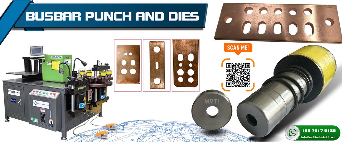 JINAN MOTI INDUSTRIAL CO.,LTD (@moti_ltd) on Twitter photo Busbar Punch Dies 3/4, 5/8 for M-70
The Busbar Punching Dies produced by MOTI INDUSTRIAL are all made of molybdenum 12 vanadium ( Cr12Mov ) material, with long service life and easy maintenance.
E-mail: info@motiindustrial.com
WhatsApp: +86-15376179139
motiindustrial.com Busbar Punch Dies 3/4, 5/8 for M-70
The Busbar Punching Dies produced by MOTI INDUSTRIAL are all made of molybdenum 12 vanadium ( Cr12Mov ) material, with long service life and easy maintenance.
E-mail: info@motiindustrial.com
WhatsApp: +86-15376179139
motiindustrial.com