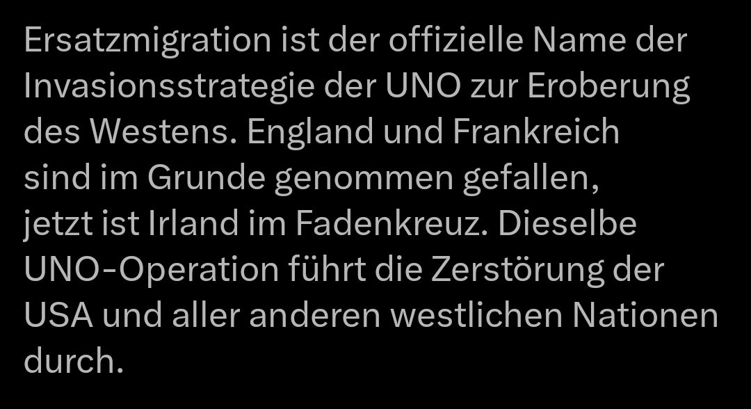 Alex Jones, aus dem Englischen übersetzt
#ReplacementMigration