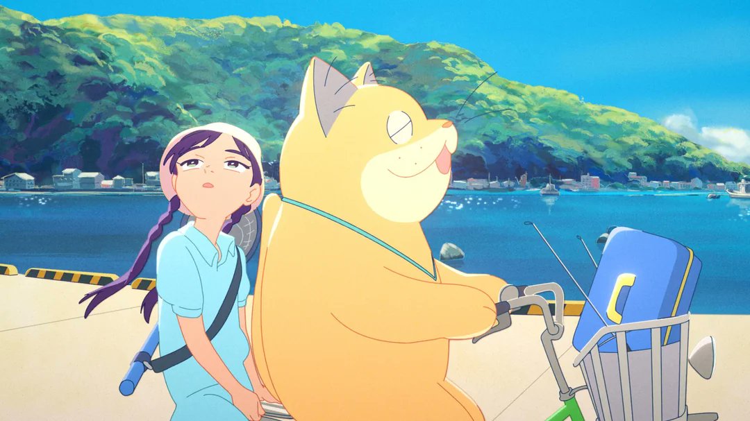 New Image from 'GHOST CAT ANZU' | Friendship shared between Karin, a strong-minded girl sent to live with her monk granddad in the Japanese countryside, and Anzu, the even-more unpredictable phantom feline who acts as her guardian
