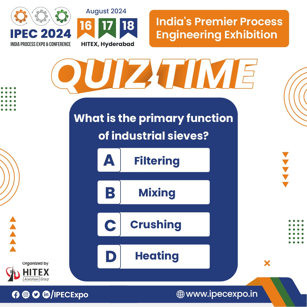 IPEC_EXPO's tweet photo. Industrial sieves are essential tools for separating particles of varying sizes, ensuring product uniformity and quality in manufacturing processes.

#IndustrialSieving #ManufacturingFilters #QualityControl #ParticleSeparation #IndustryStandards #ProcessEfficiency https://t.co/i4u7VPSQFP