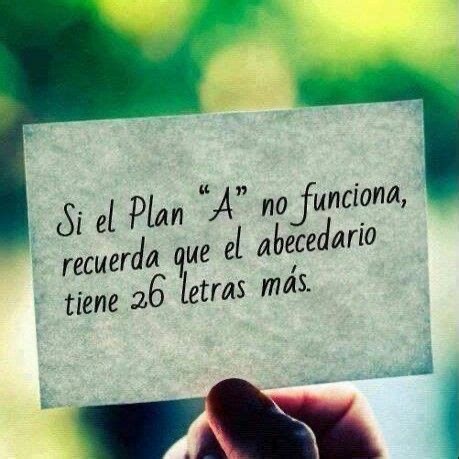 Si el plan...