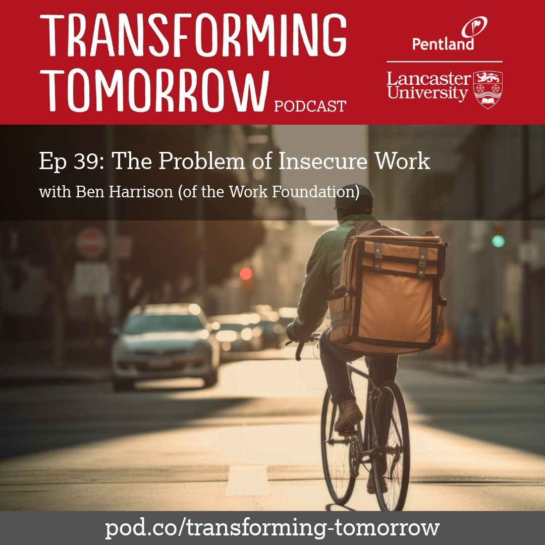 Social sustainability is to the fore on the #podcast this week, as @WorkFoundation Director @BRHarrison_ joins Jan and @ThePaulTurner to talk about insecure work, changing UK working patterns, and the WF's work as it tries to influence policy. buff.ly/44abqqM