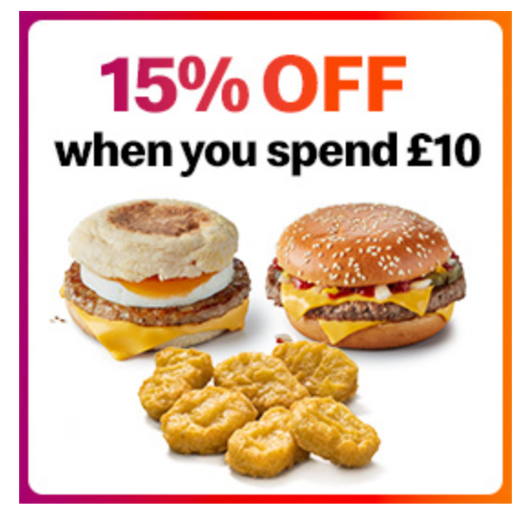 Make it a McDonald’s Monday with 15% off when you spend £10! Give yourself a little lift this Monday with our weekly offer – this week, get 15% off when you spend £10! Order now via the McDonald’s app. #Preston