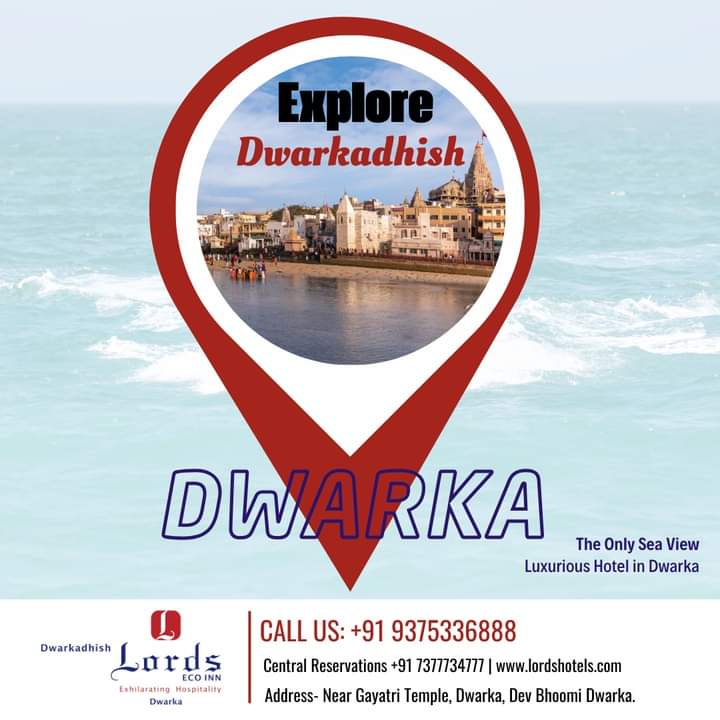 Embark on a spiritual journey to Dwarka, the holy land of Lord Krishna, and stay at the Dwarkadhish Lords Eco Inn, your haven of comfort and luxury.

 #dwarkadhish #dwarkadhishtemple #tourism  #India #domestic #hotelstay #rooms #travel #tourist #Lordsnews #Holidays #staycation