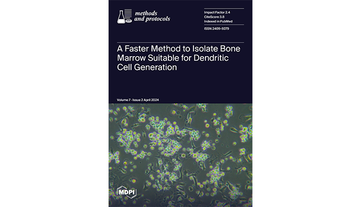 🔔The new #issuecover comes from A Simple and Rapid #Protocol for the Isolation of Murine Bone Marrow Suitable for the Differentiation of Dendritic #Cells 👉 mdpi.com/2409-9279/7/2/… #cellculture #dendriticcells #antigenpresentation #crosspresentation