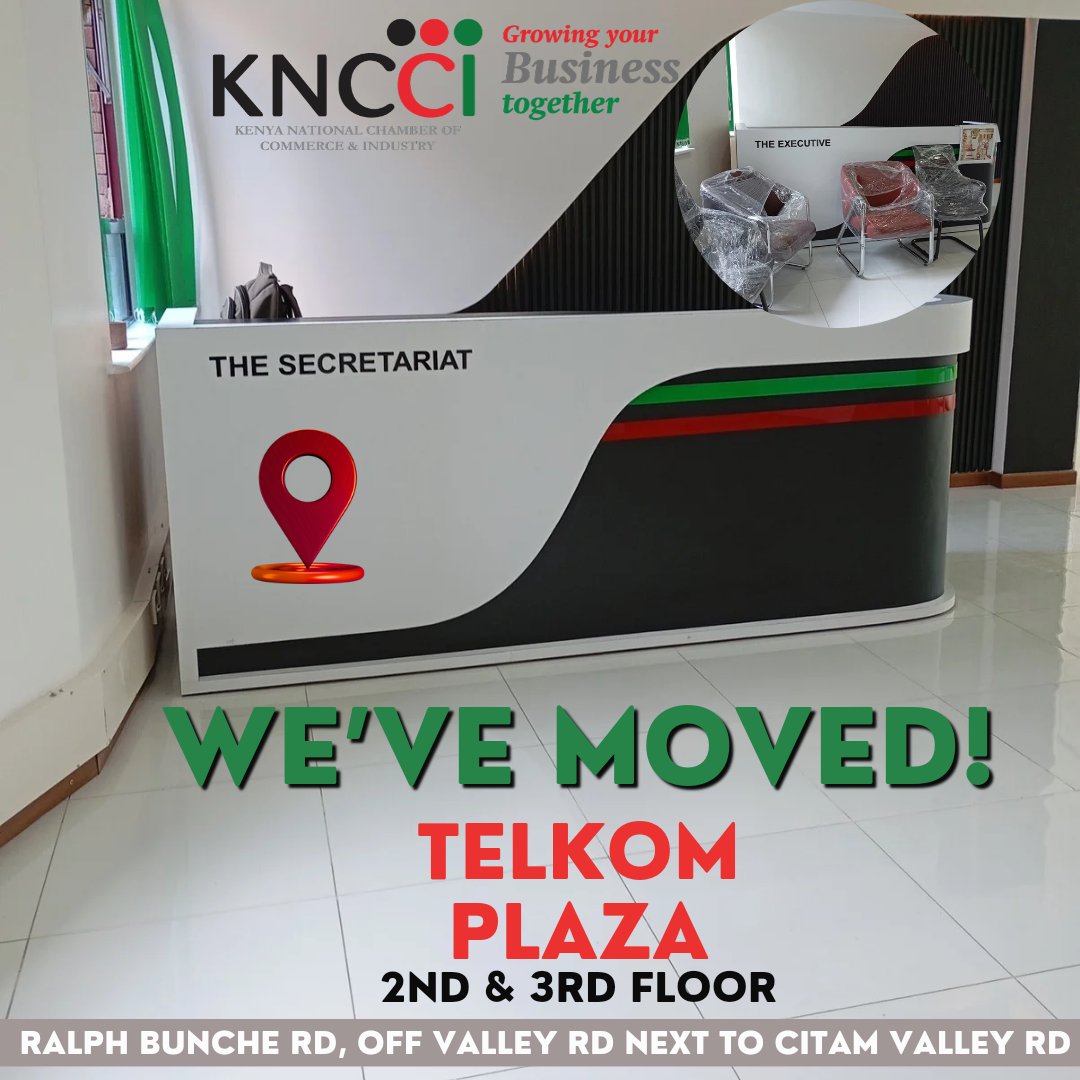 Good morning 🌞 We are excited to unveil our elegant new home; the Chamber HQ! 🥳 #KNCCIHQ #MondayMotivation