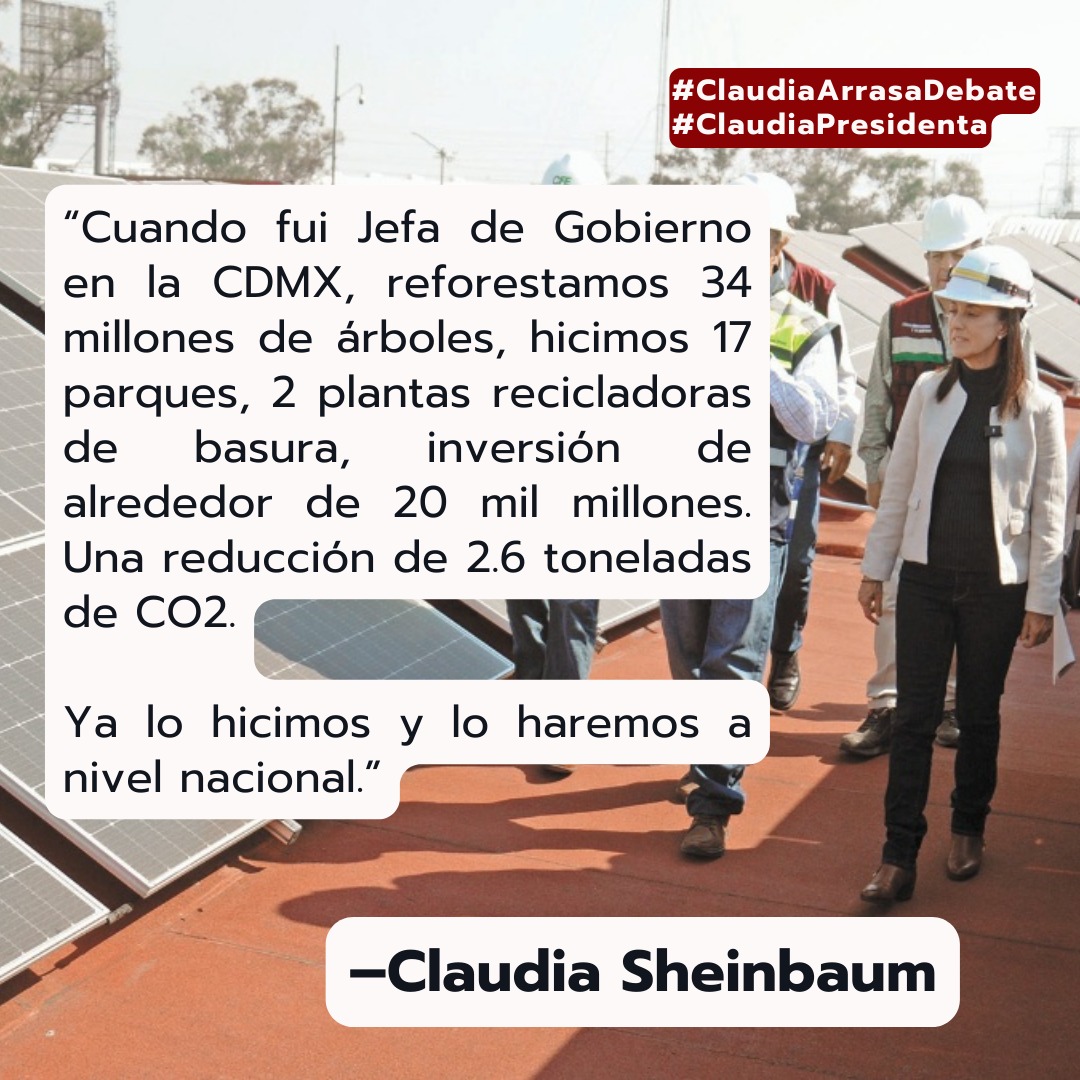 #ClaudiaPresdienta