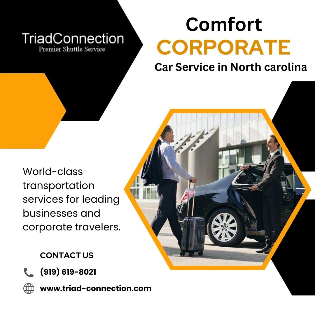 Take your corporate travel to the next level with our executive car transportation services. Safe, reliable, and professional—let us help you make the right impression. Contact us today for a personalized experience. 

Call:(919) 619-8021
triad-connection.com

#CorporateTravel