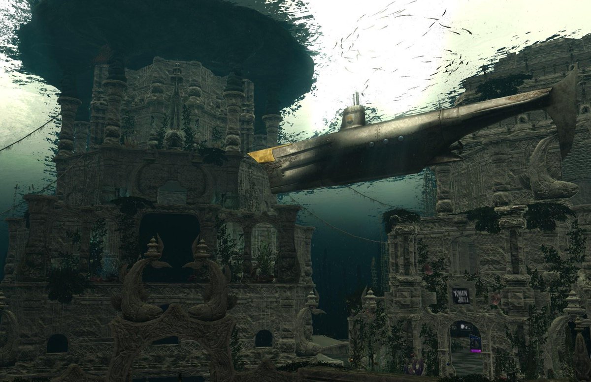 VictoryRailways's tweet photo. A shadow slowly moves over the inhabitants of Thunnus Bay... The strangers have arrived with some reinforcements. https://t.co/6cvjERTcQZ