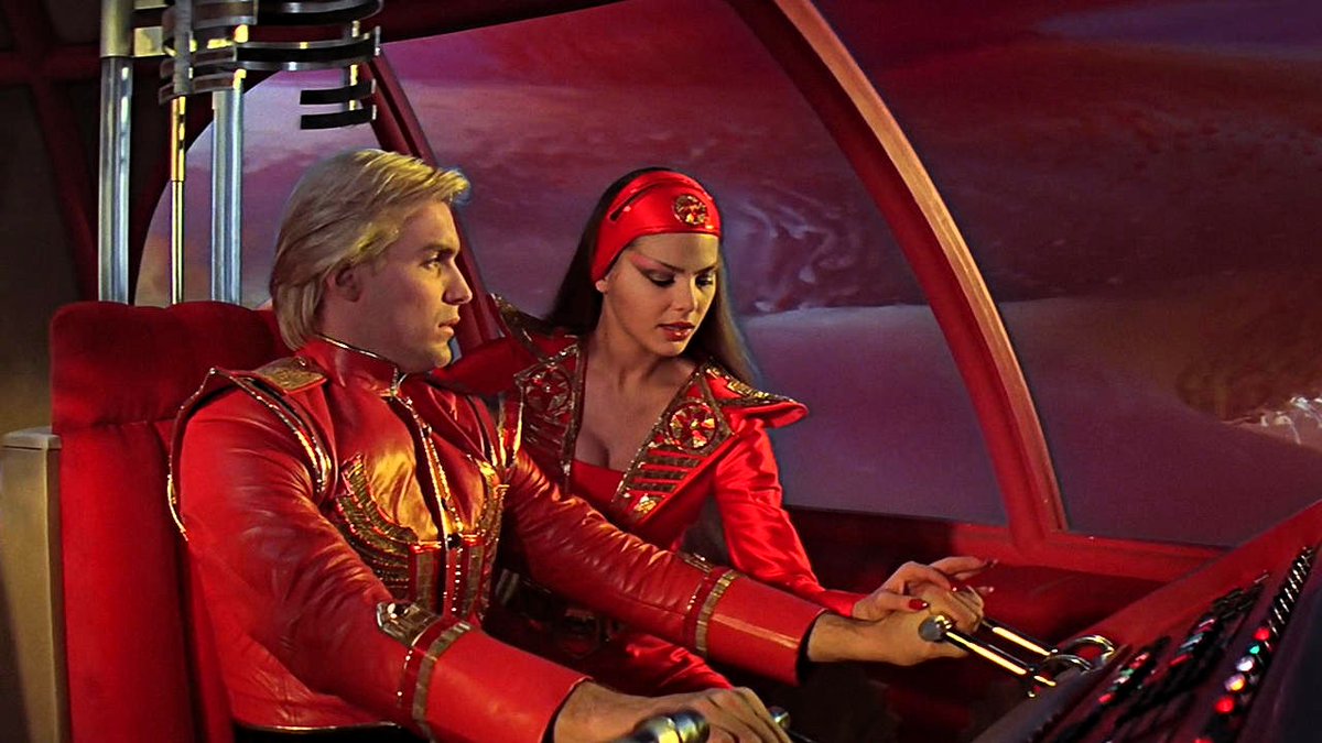 #Bales2024FilmChallenge
(creator @bales1181)
Day 28: Superhero Movie

“Flash Gordon” (1980) is one of the most underrated comic book superhero movies with names like Max von Sydow, Topol, Timothy Dalton, Peter Wyngarde, and personal favorite Melody Anderson to name a few.