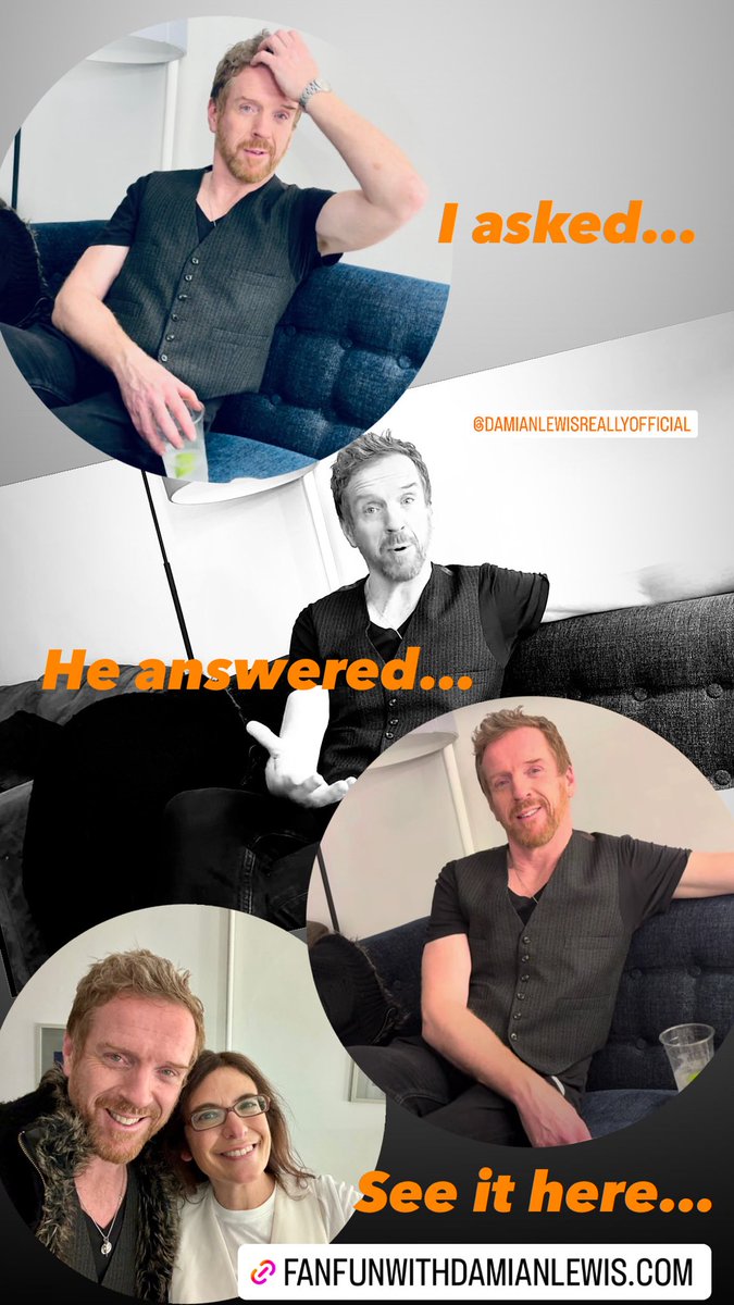 HUGE thanks to #DamianLewis and the wonderful fandom for making my dreams come true! Damian sat with me for an interview and it's got more than 12.7K views on YT! I can't be happier! fanfunwithdamianlewis.com/?p=52603 #DamianLewisMusic #MissionCreep #DamianLewisUKTour #MissionCreepTour