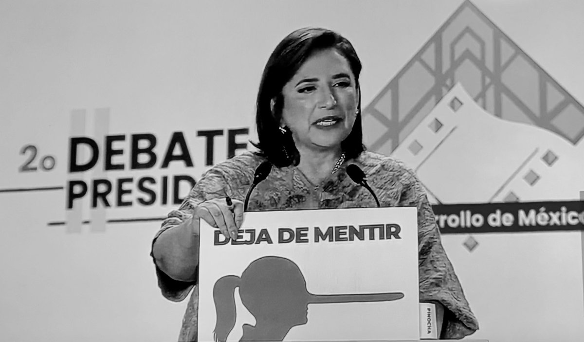 Mzavalagc's tweet photo. Las cosas como son: 

#Xóchitl2024 https://t.co/0VAtt7gCrK