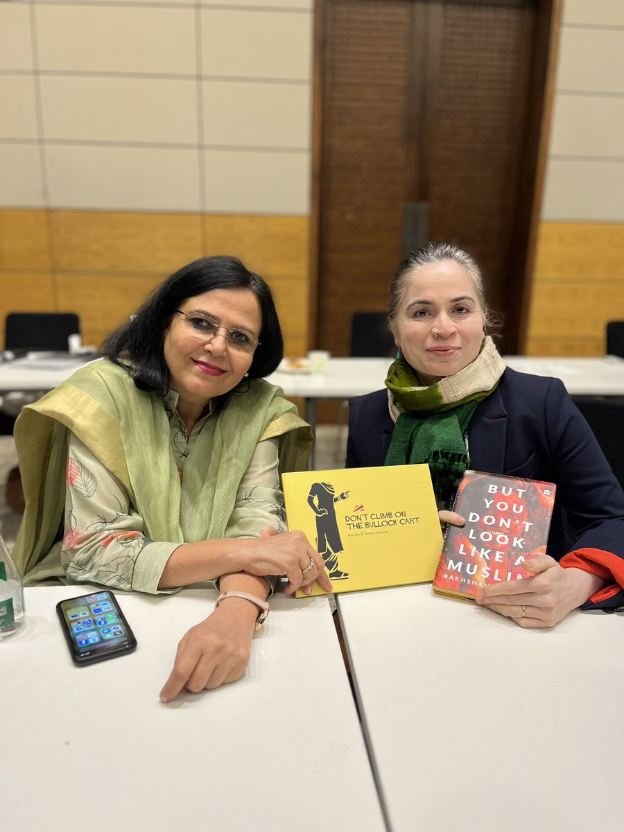 Serendipity. Silver. Smiles. Last week, I attended a fantastic Historical non-fiction Masterclass presented by @RakhshandaJalil at the @QNLib I’m holding her book (fantastic read) and she’s holding mine. Bliss! #artismoments #amwriting #WritingCommunity
