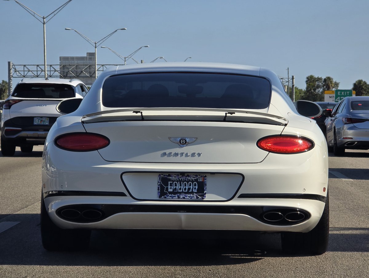 DirtLegal's tweet photo. We spotted this Bentley with the Montana plate in South Florida on I95.... they know what's up!
#bentley
#soflo
#interstate95
#savemoney
#taxseason https://t.co/X9W7Rsfm6f