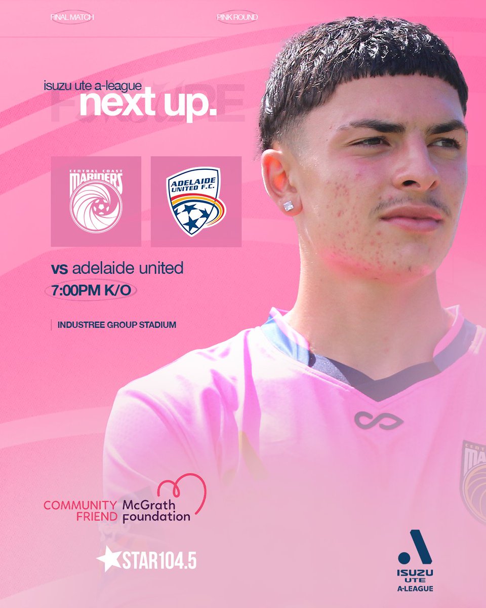 Premiers Plate decider ✅ Pink Round ✅ Games don't get much bigger than this! See you all on Wednesday! 🌴 🎟: bit.ly/3PUmCSj #CCMFC #TakeUsToTheTop