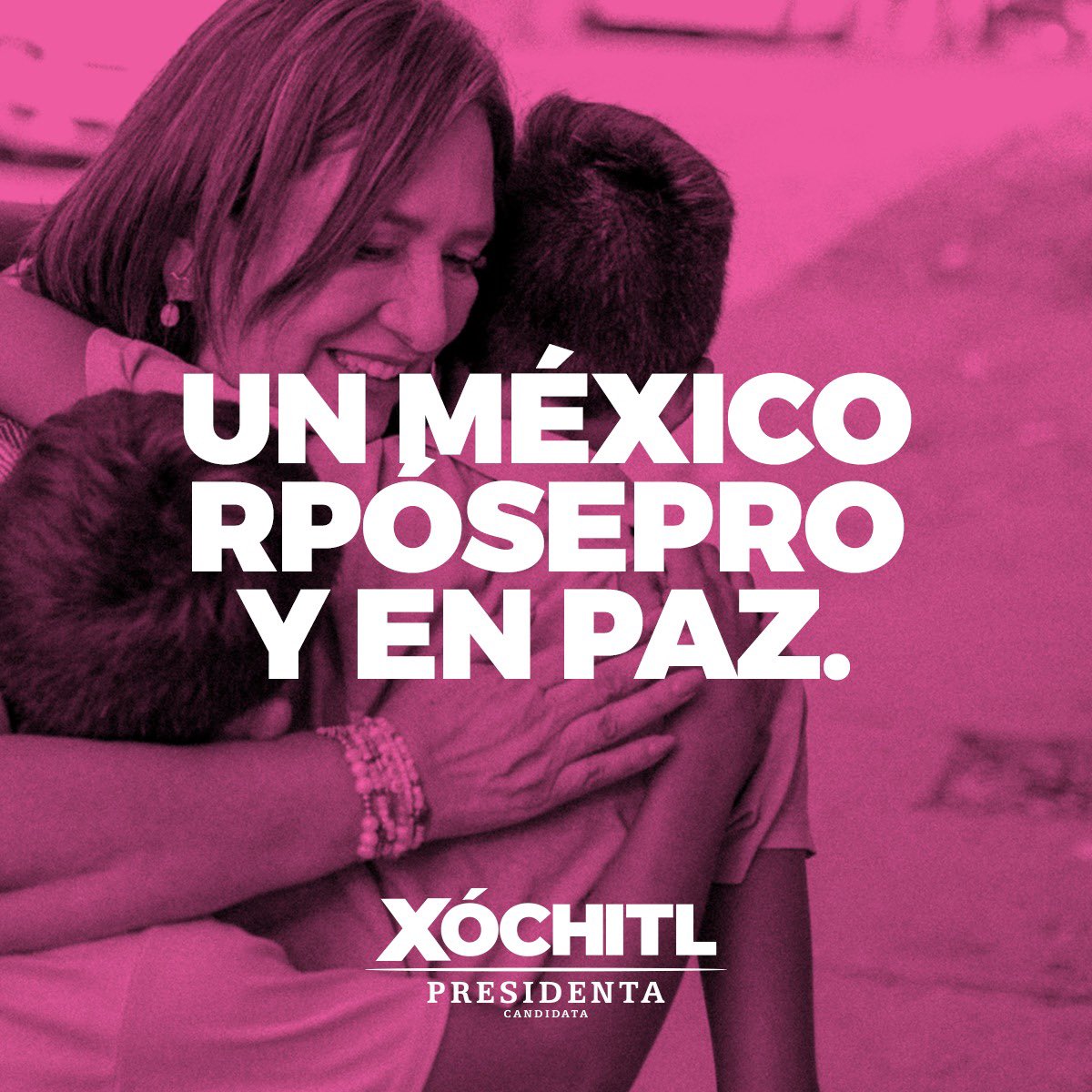LidiaEstradaNL's tweet photo. RT @XochitlGalvez: Un México próspero y en paz. #Xóchitl2024 https://t.co/r3kvGc26rl