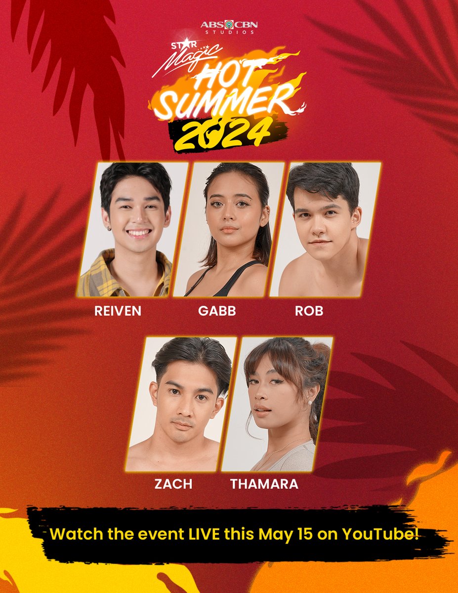 RARAMPA NA SILA 🔥 These #StarMagicHotSummer2024 HOTTIES will reveal their sexy transformations on the biggest event of the summer—watch it LIVE this May 15 on YouTube!
