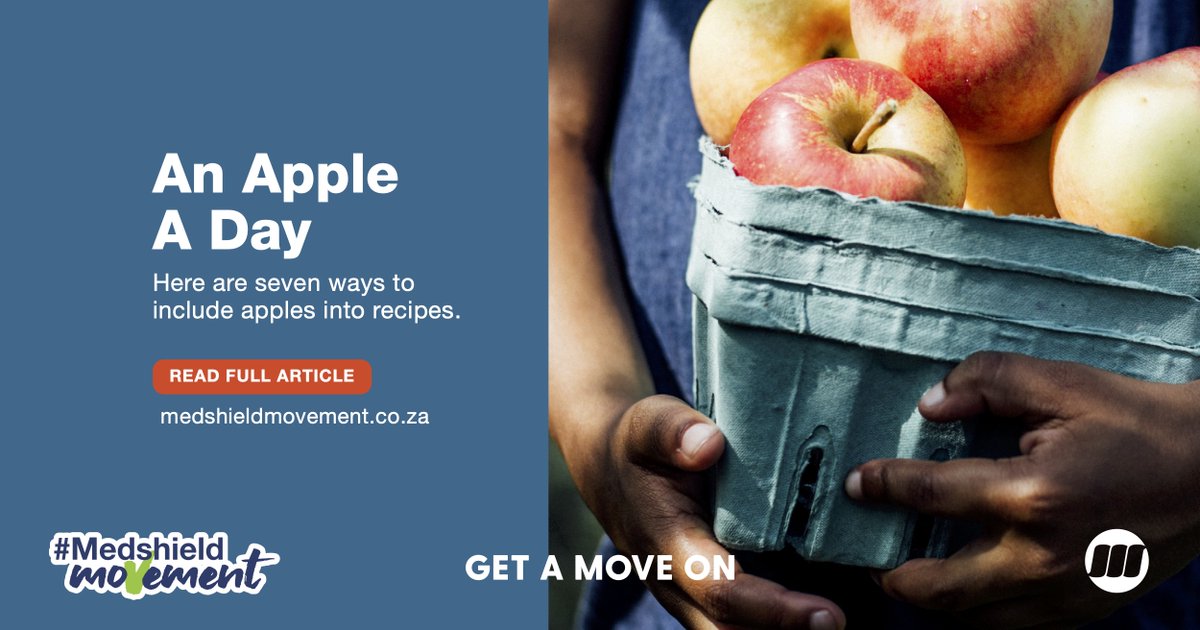 🍏 Elevate Your Meals! 🍎 'An Apple A Day' brings you 7 unique apple-infused recipes. Get your daily crunch with the Medshield Movement. Full tasty details here: 👉 medshieldmovement.co.za

#MedshieldMovement #GetAMoveOn #HealthyRecipes #apple #apples #MedshieldSA