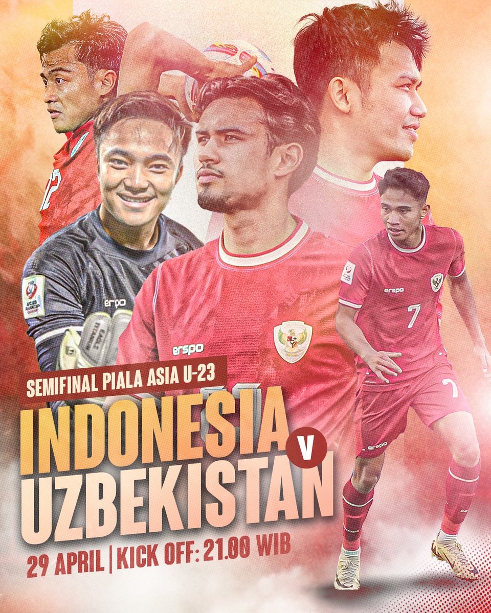 streamingdino's tweet photo. #TimnasDay 

Semi Final Piala Asia U23
Indonesia vs Uzbekistan
29 April 2024
K.O 21.00 WIB 

Giveaway 
Indonesia lolos admin shre saldo dana 50k utk 2 org pemenang

Yuk gasken
RT, Follow ya

#Giveaways #Giveaway #zonauang #AFCU23 https://t.co/2HO7C2BaPT