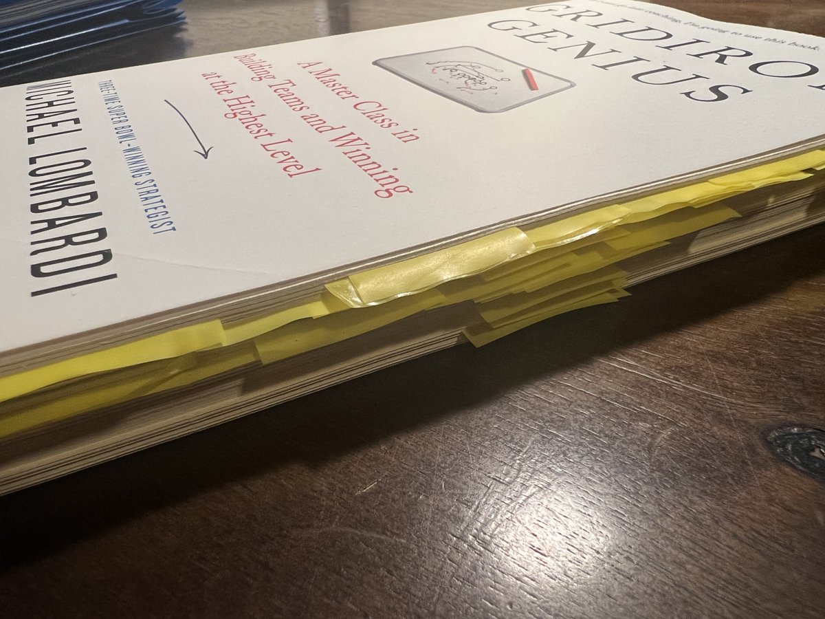 @TomCrean @mlombardiNFL By the looks of it, I seemingly have highlighted every page. Haha. But, @TomCrean, I would love to see what you have marked up in your copy.