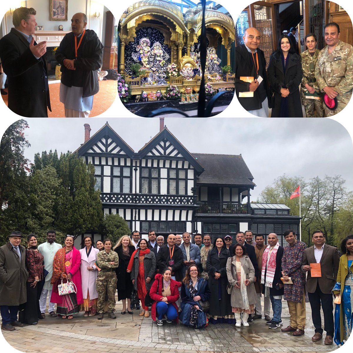The VIP Hare Krishna Tour at Bhaktivendanta Manor was attended by people of multi faiths and of diverse backgrounds.The event was graced by Hon MP Dean Russell Watford and Top officers from British Army, We thank Hare Krishna @cbni ⁦@dean4watford⁩ ⁦⁦@ISKCON_Manor⁩