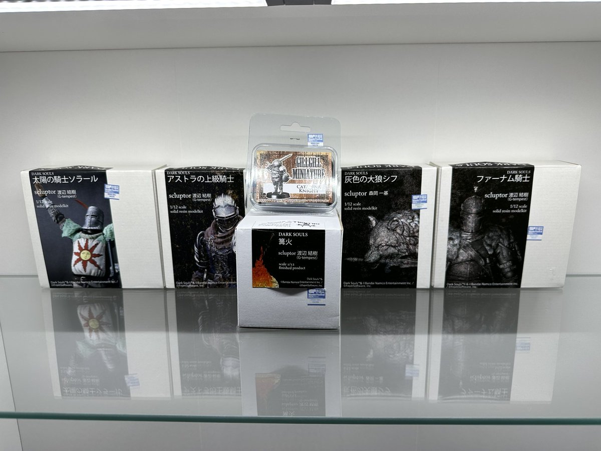 AlphaBucket's tweet photo. I was lucky enough to attend Wonder Festival Winter 2024, and @getem5420 was the first booth I visited!  It was an absolute dream to purchase some of their kits!
#gtempest #渡辺結樹 #darksouls #fromsoft https://t.co/K0MPIeYhT9