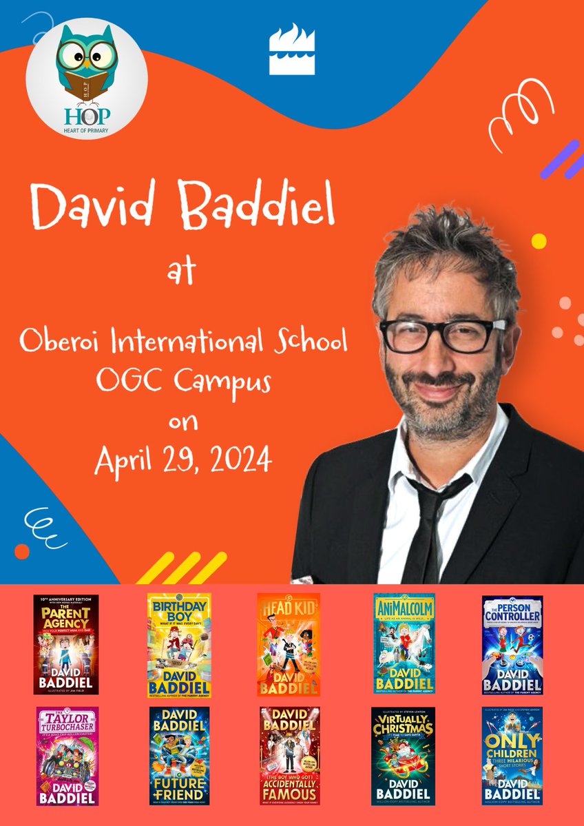 '🎉 Exciting news! Oberoi International School is thrilled to welcome the talented @Baddiel to our campus. Looking forward to an inspiring visit and engaging discussions! 📚@oismumbai @BhonslayAnupa