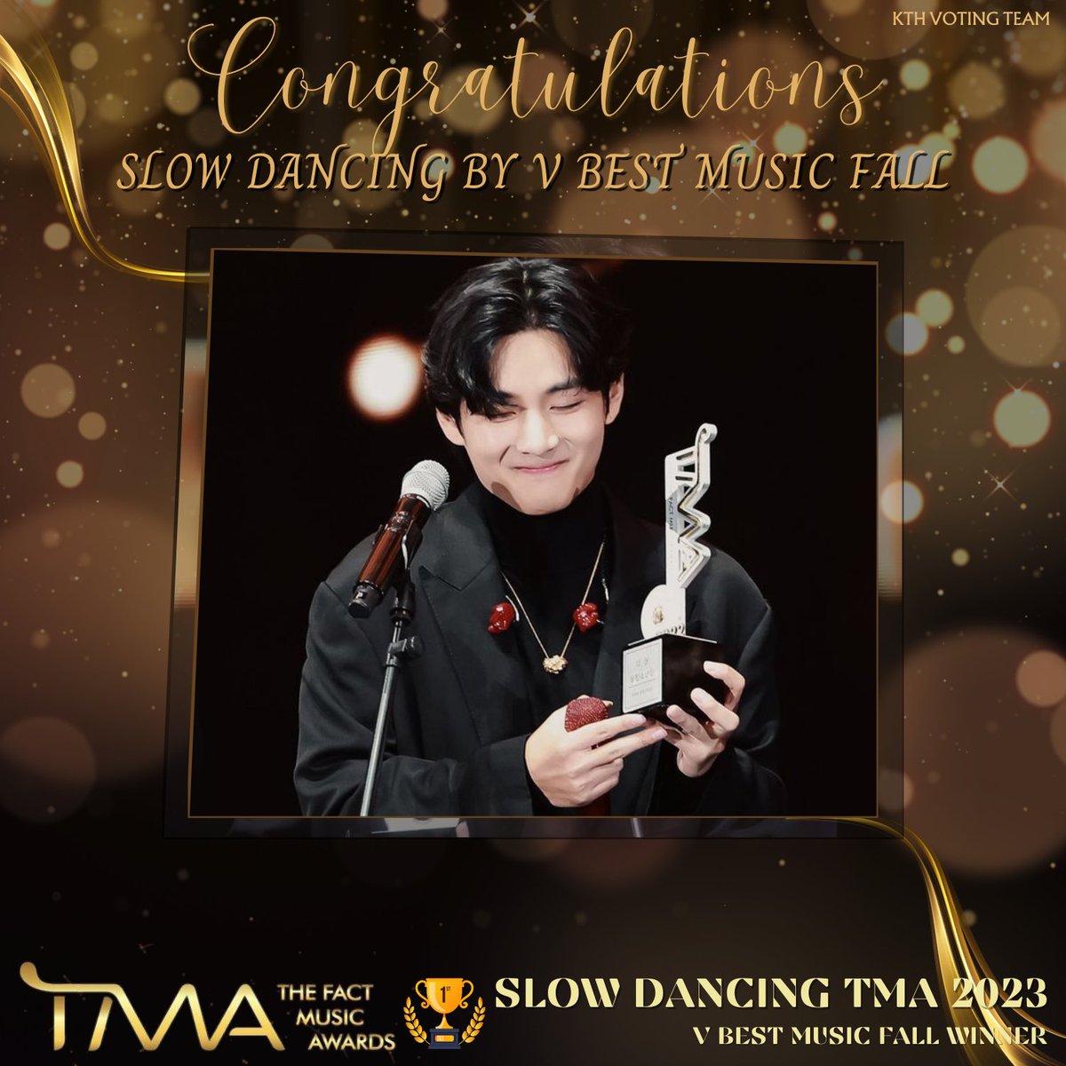 [🏆] Taehyung is the First and Only Idol Soloist to have 2 consecutive wins with the 'Best Music' category in The Fact Music Awards 🏆 - 'Slow Dancing' Best Music Fall 2023 - FRI(END)S' Best Music Spring 2024 CONGRATULATIONS TAEHYUNG!! V BEST MUSIC SPRING AWARD…