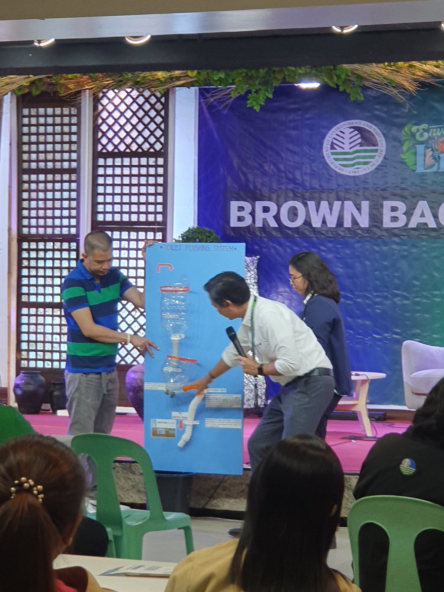 ATM: DENR Usec. CP David gives tips to conserve water among DENR employees during the Brown Bag Session on Strategies for Sustainable Water Security today, April 29, at the DENR Central Office.

#DENRinAction
#EnvironmentForLife