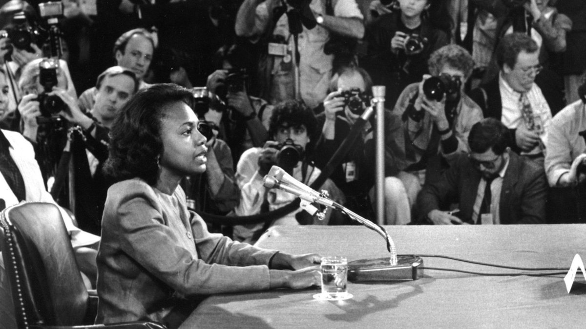 TheRealThelmaJ1's tweet photo. If we had listened to Dr. Anita Hill we would be living in a different world. Clarence Thomas needs to be impeached. https://t.co/KX10UGNOxF