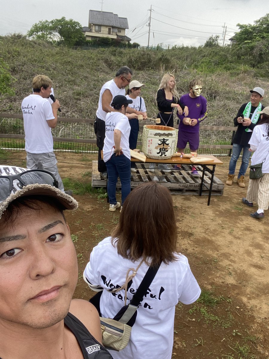 ワンダフルガーデンのオープニングイベント楽しかったです♪
いつもテントまで帰れないでごめんなさい🙇